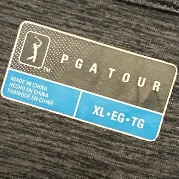 𝅺pga Tour🏌🏽Mens Sz-XL-1/4 Zip Long Sleeve Pullover Polo Gently Used Condition - Picture 14 of 14